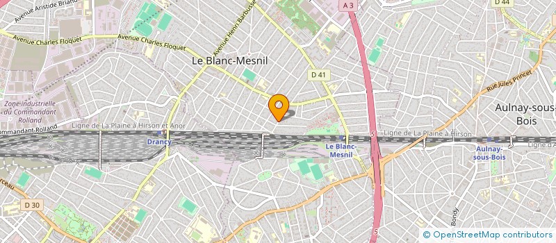 localisation de l'entreprise SYPHAX FIBRE à LE BLANC-MESNIL
