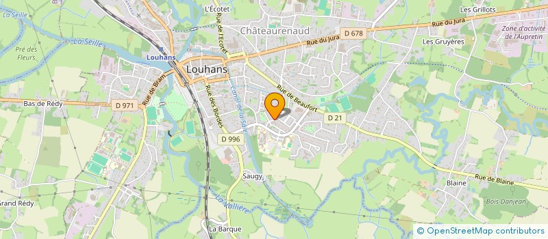 localisation de l'entreprise SYPI à LOUHANS