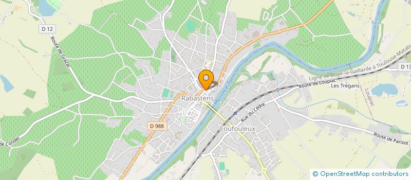 localisation de l'entreprise SYPRESS à RABASTENS