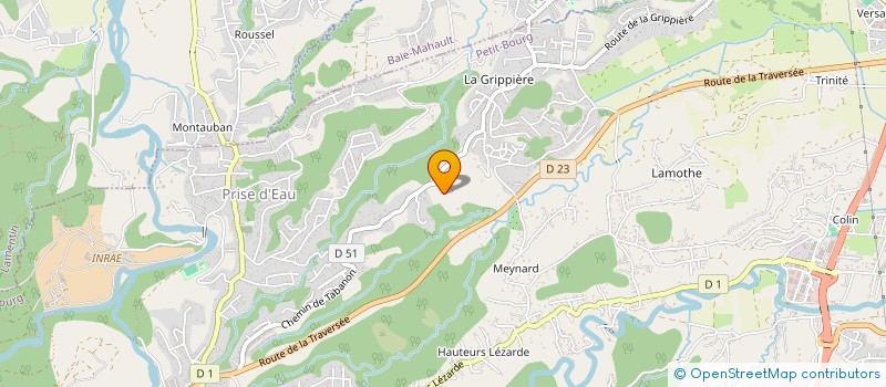 localisation de l'entreprise SYPRISCA  PETIT-BOURG