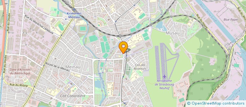 localisation de l'entreprise SYPRO67  STRASBOURG