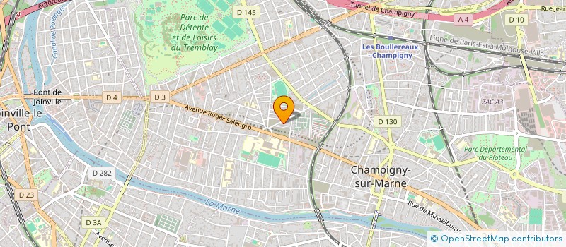 localisation de l'entreprise SYR CONSULTING à CHAMPIGNY-SUR-MARNE