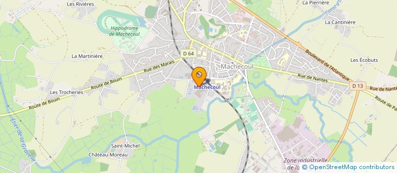 localisation de l'entreprise SYR-DARIA  MACHECOUL-SAINT-MEME