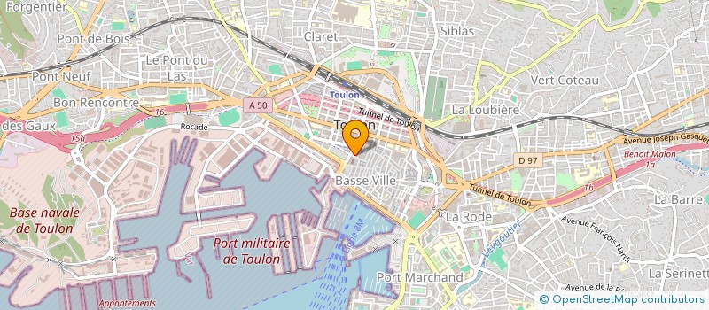 localisation de l'entreprise SYRA  TOULON