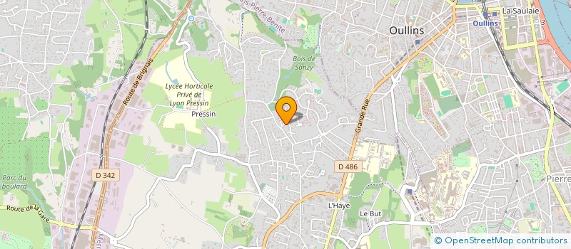 localisation de l'entreprise SYRA  SAINT-GENIS-LAVAL