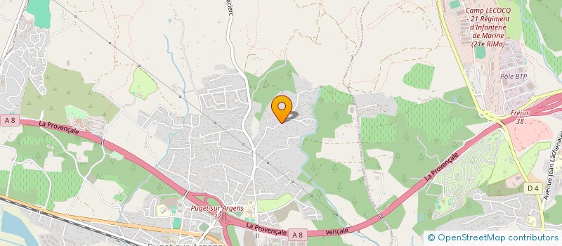 localisation de l'entreprise SYRA FRANCE  PUGET-SUR-ARGENS
