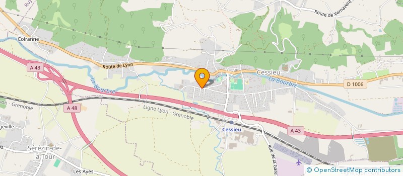 localisation de l'entreprise SYRA-HOLDING  CESSIEU