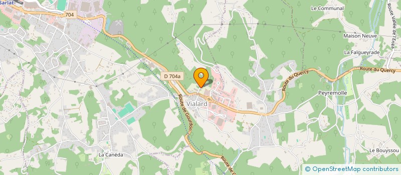 localisation de l'entreprise SYRA24 à SARLAT-LA-CANEDA