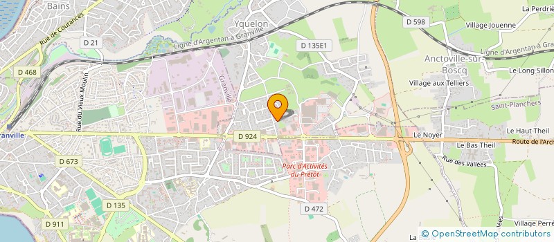 localisation de l'entreprise SYRABECK  YQUELON