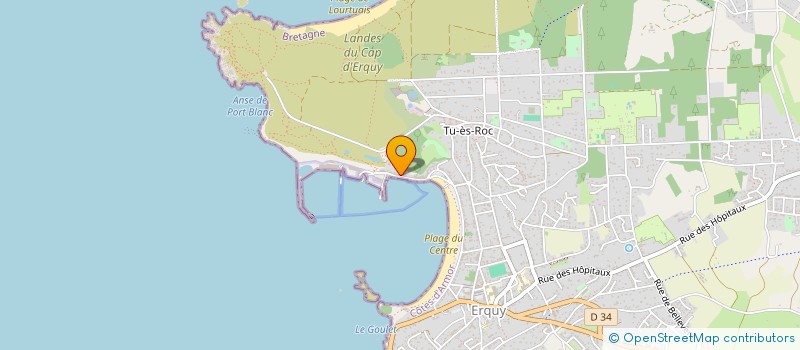 localisation de l'entreprise SYRACUSE  ERQUY