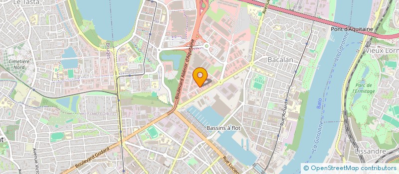 localisation de l'entreprise SYRADE à BORDEAUX
