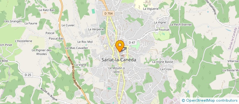 localisation de l'entreprise SYRAH à SARLAT-LA-CANEDA