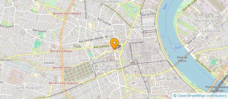 localisation de l'entreprise SYRAH MEDIAS à BORDEAUX