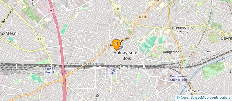 localisation de l'entreprise SYRAN à AULNAY-SOUS-BOIS