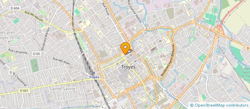 localisation de l'entreprise SYRANA à TROYES