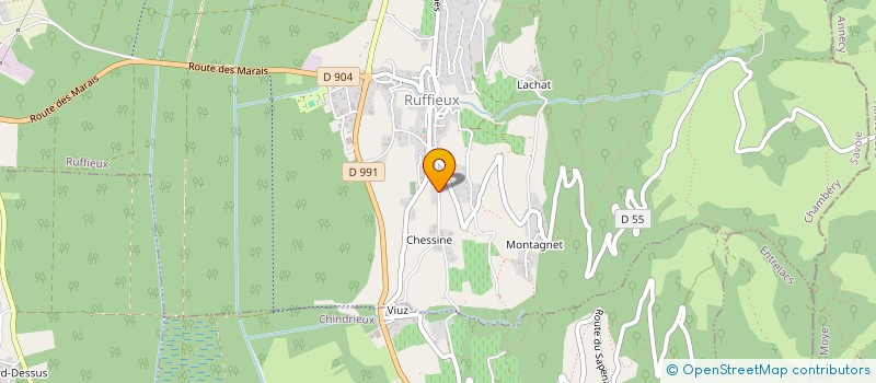 localisation de l'entreprise SYRANODE  RUFFIEUX