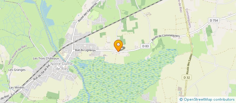 localisation de l'entreprise SYRAS TEDDY à NOTRE-DAME-DE-RIEZ