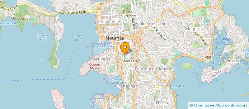 localisation de l'entreprise SYRATEL à NOUMEA