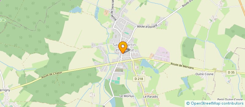 localisation de l'entreprise SYRE AURELIE  SAINT-MARTIN-EN-BRESSE