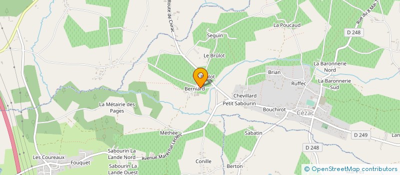 localisation de l'entreprise SYRECLU  CEZAC