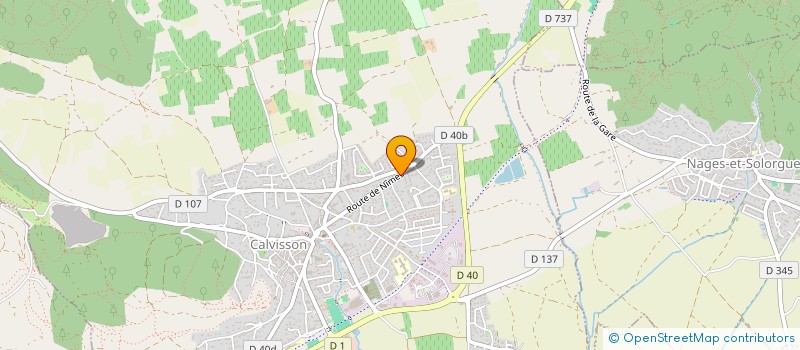 localisation de l'entreprise SYRECOSTE  CALVISSON