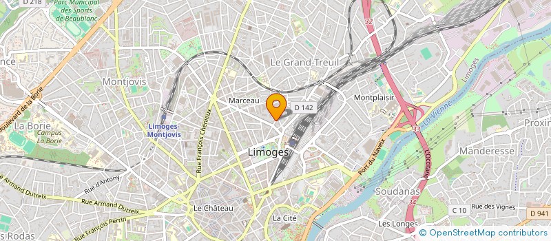 localisation de l'entreprise SYRELIM  LIMOGES