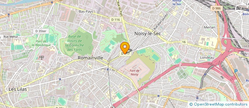 localisation de l'entreprise SYREN à NOISY-LE-SEC