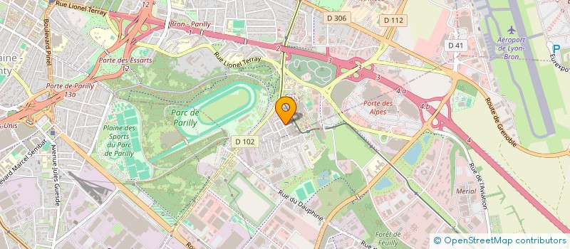 localisation de l'entreprise SYREZ à BRON