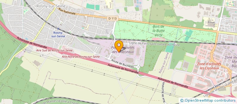 localisation de l'entreprise SYRIANA à ROSNY-SUR-SEINE