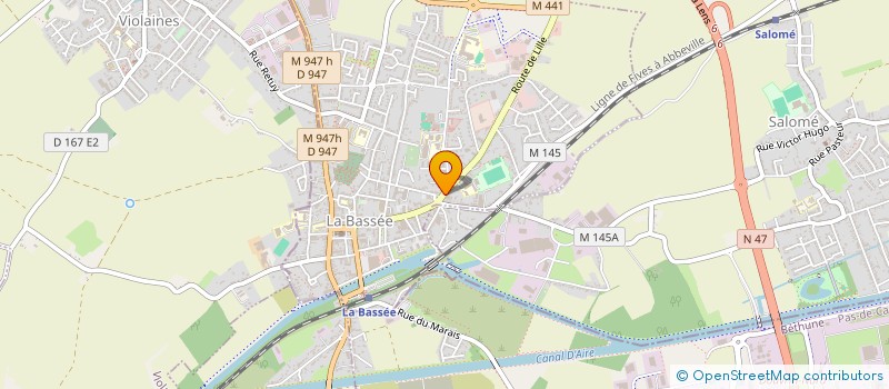 localisation de l'entreprise SYRIANNA FOOD  LA BASSEE