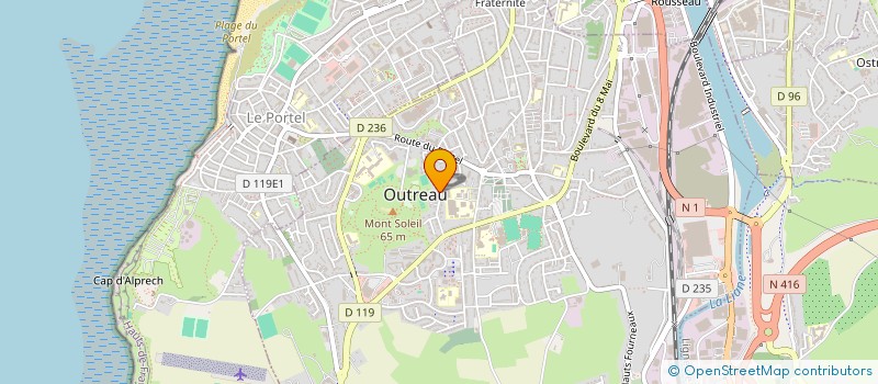 localisation de l'entreprise SYRIC  OUTREAU