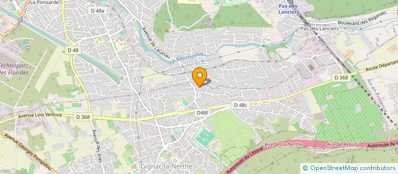 localisation de l'entreprise SYRIEL IMMOBILIER à GIGNAC-LA-NERTHE