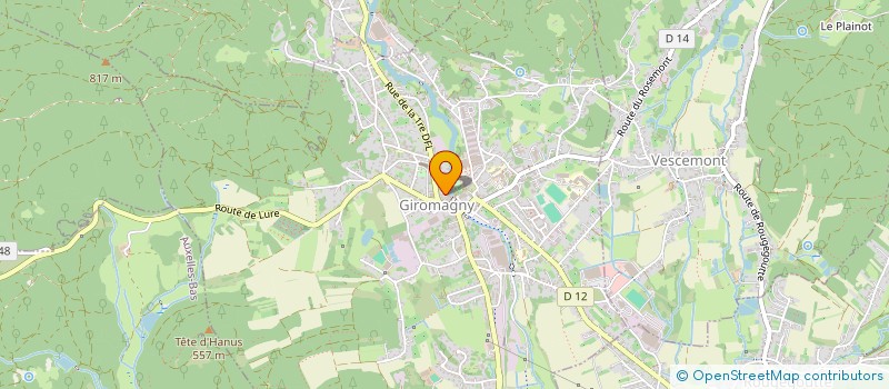 localisation de l'entreprise SYRIELLE  VESCEMONT