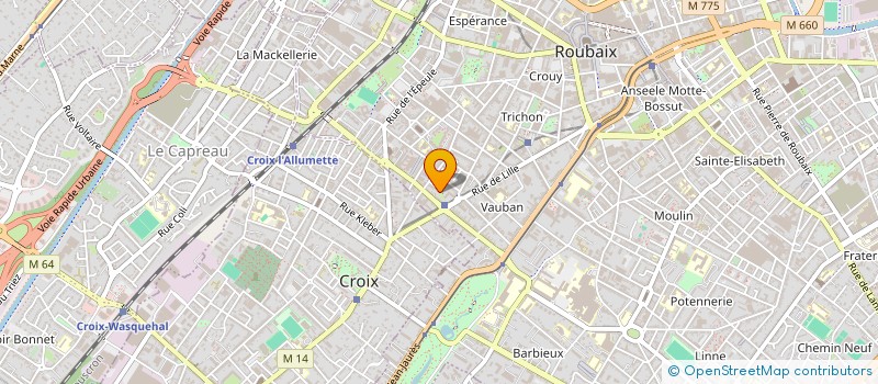 localisation de l'entreprise SYRIHANNA  ROUBAIX