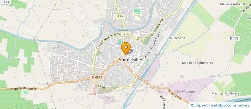 localisation de l'entreprise SYRIMA  SAINT-GILLES