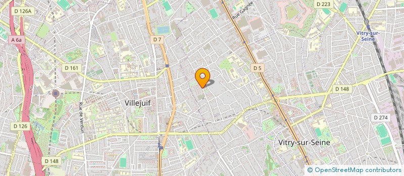 localisation de l'entreprise SYRINE FRUITS à VITRY-SUR-SEINE