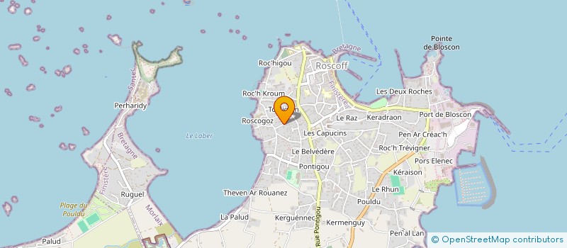 localisation de l'entreprise SYRINX  ROSCOFF