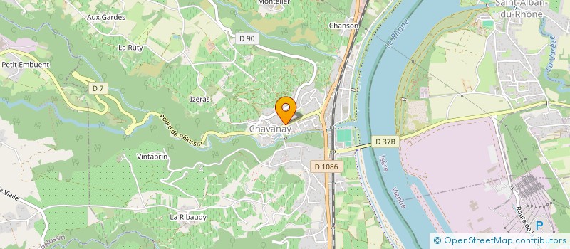 localisation de l'entreprise SYRINX XXI  CHAVANAY