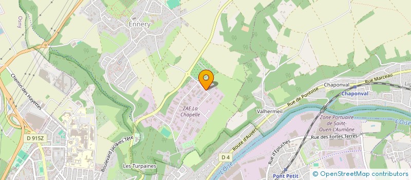 localisation de l'entreprise SYRIUS  ENNERY