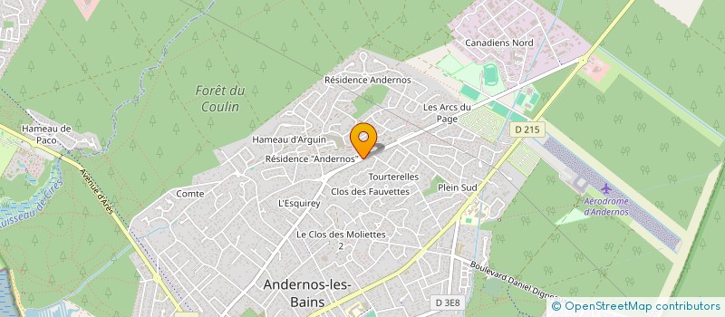 localisation de l'entreprise SYRIUS  ANDERNOS-LES-BAINS