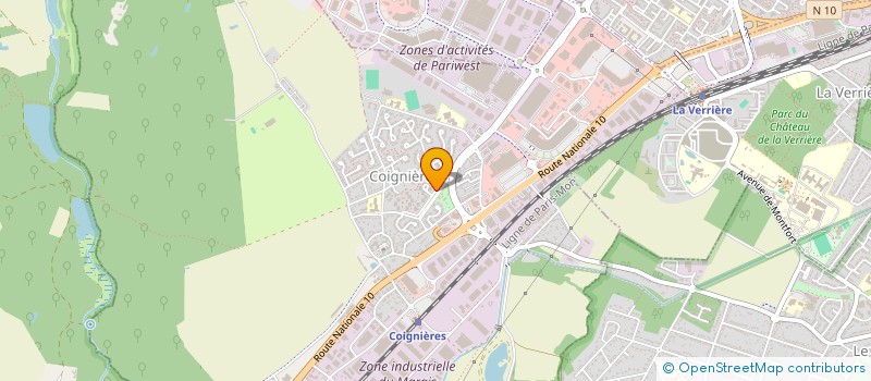 localisation de l'entreprise SYRIUS à COIGNIERES