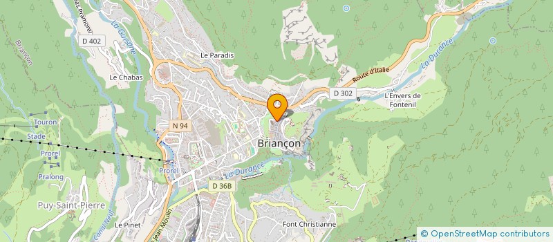 localisation de l'entreprise SYRIUS SARL à BRIANCON