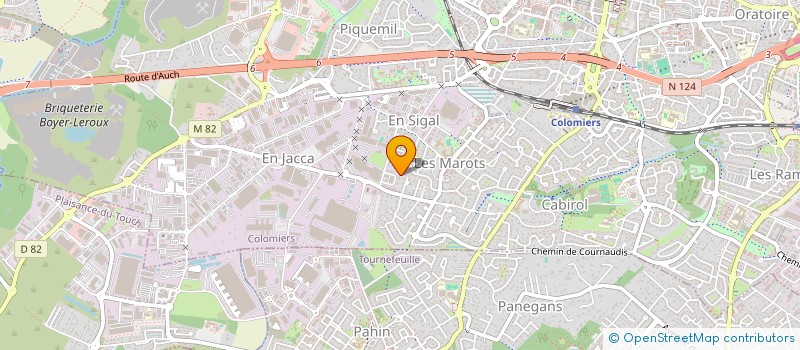 localisation de l'entreprise SYRK  COLOMIERS