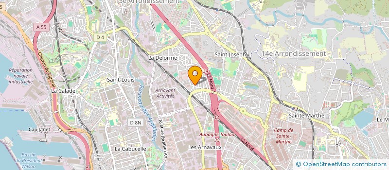 localisation de l'entreprise SYRMA à MARSEILLE