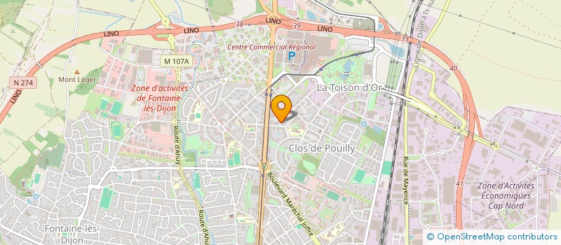 localisation de l'entreprise SYRNIUM  DIJON