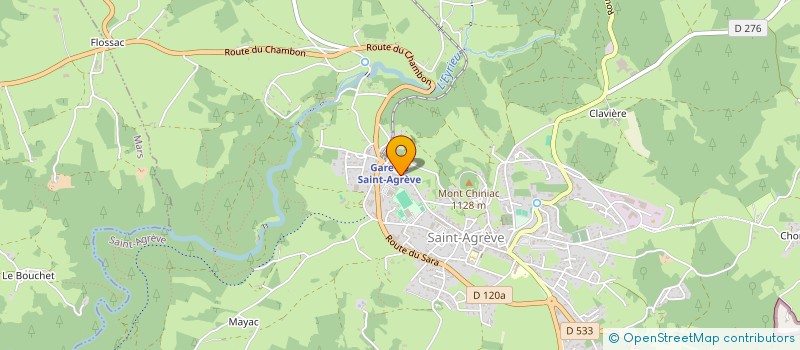 localisation de l'entreprise SYRO CBD à SAINT-AGREVE
