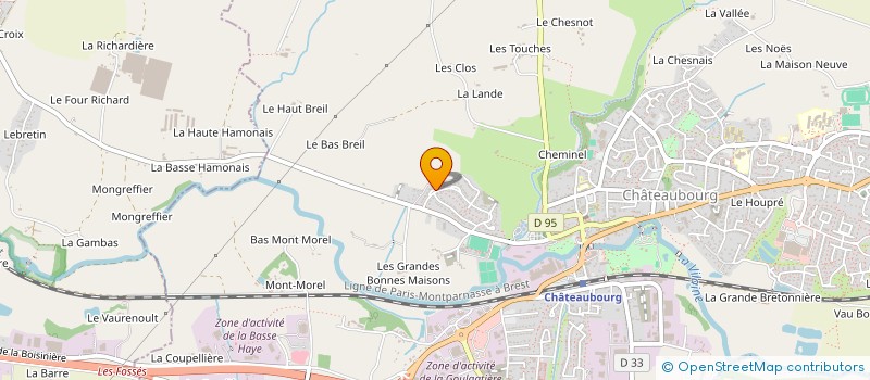 localisation de l'entreprise SYROMA  CHATEAUBOURG