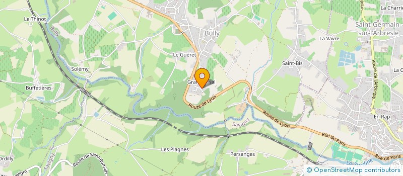 localisation de l'entreprise SYRON-ONE  BULLY