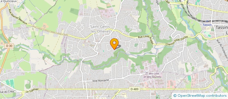 localisation de l'entreprise SYROP DURABLE  SAINT-GENIS-LES-OLLIERES