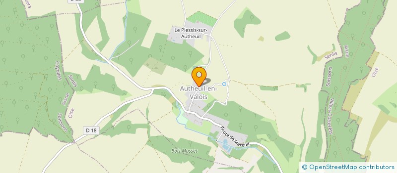 localisation de l'entreprise SYRPI DE AUTHEUIL-EN-VALOIS, BOURSONNE, CUVERGNON, IVORS ET LA VILLENEUVE SOUS THURY  AUTHEUIL-EN-VALOIS